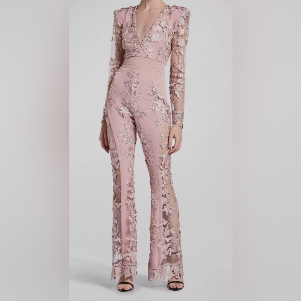 Zhivago Women's Pink The Parade Stretch Jumpsuit